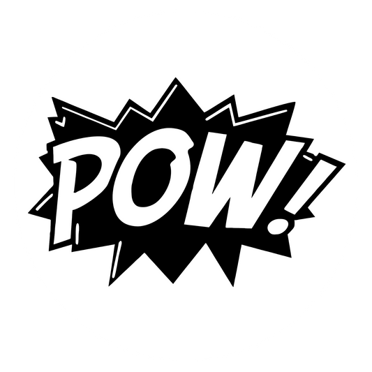 Autoaufkleber POW - Roy Lichtenstein