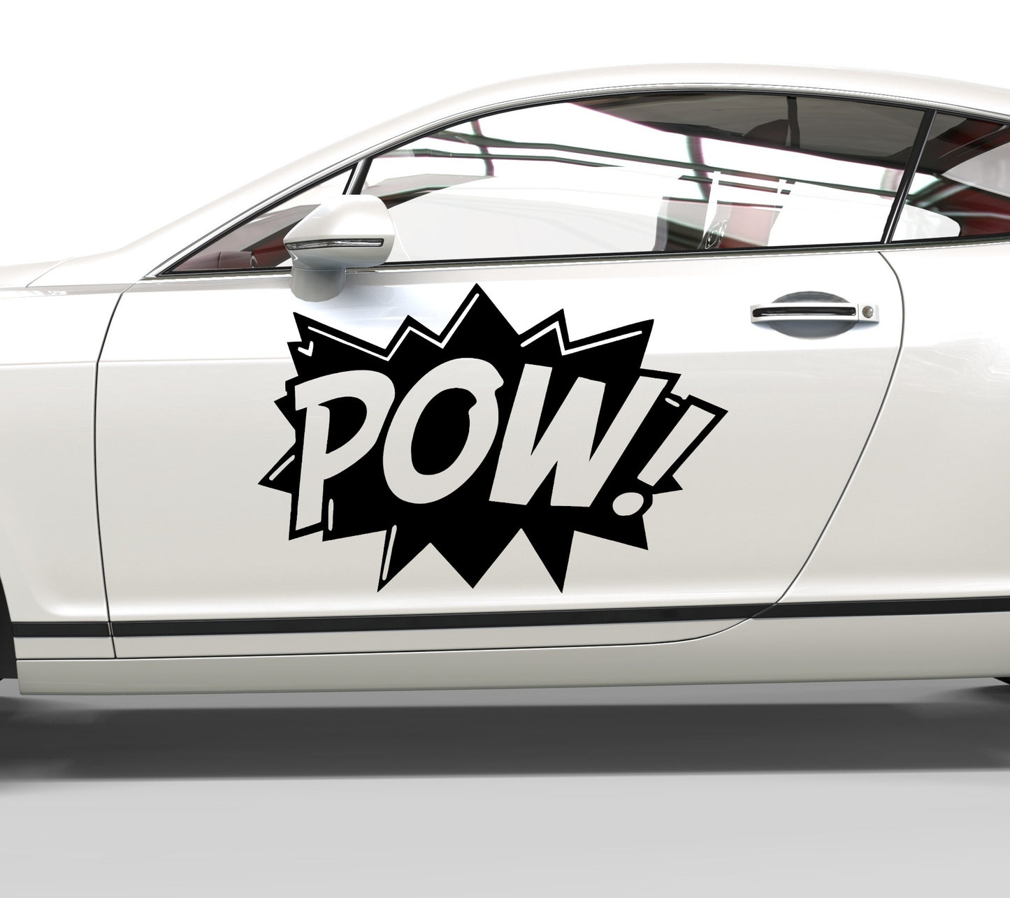 Autoaufkleber POW - Roy Lichtenstein