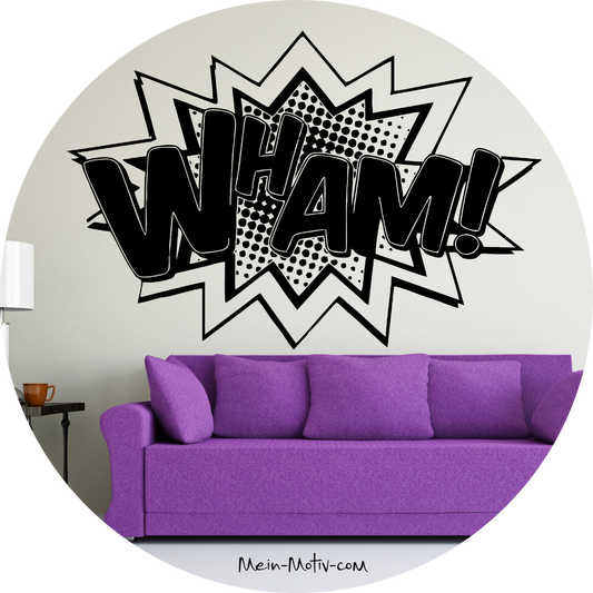 Wandtattoo WHAM - Roy Lichtenstein
