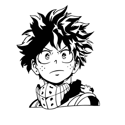 Autoaufkleber My Hero Academia - Izuku Midoriya - Deku