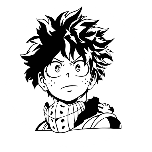 Autoaufkleber My Hero Academia - Izuku Midoriya - Deku