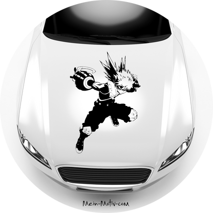 Autoaufkleber My Hero Academia - Katsuki Bakugo