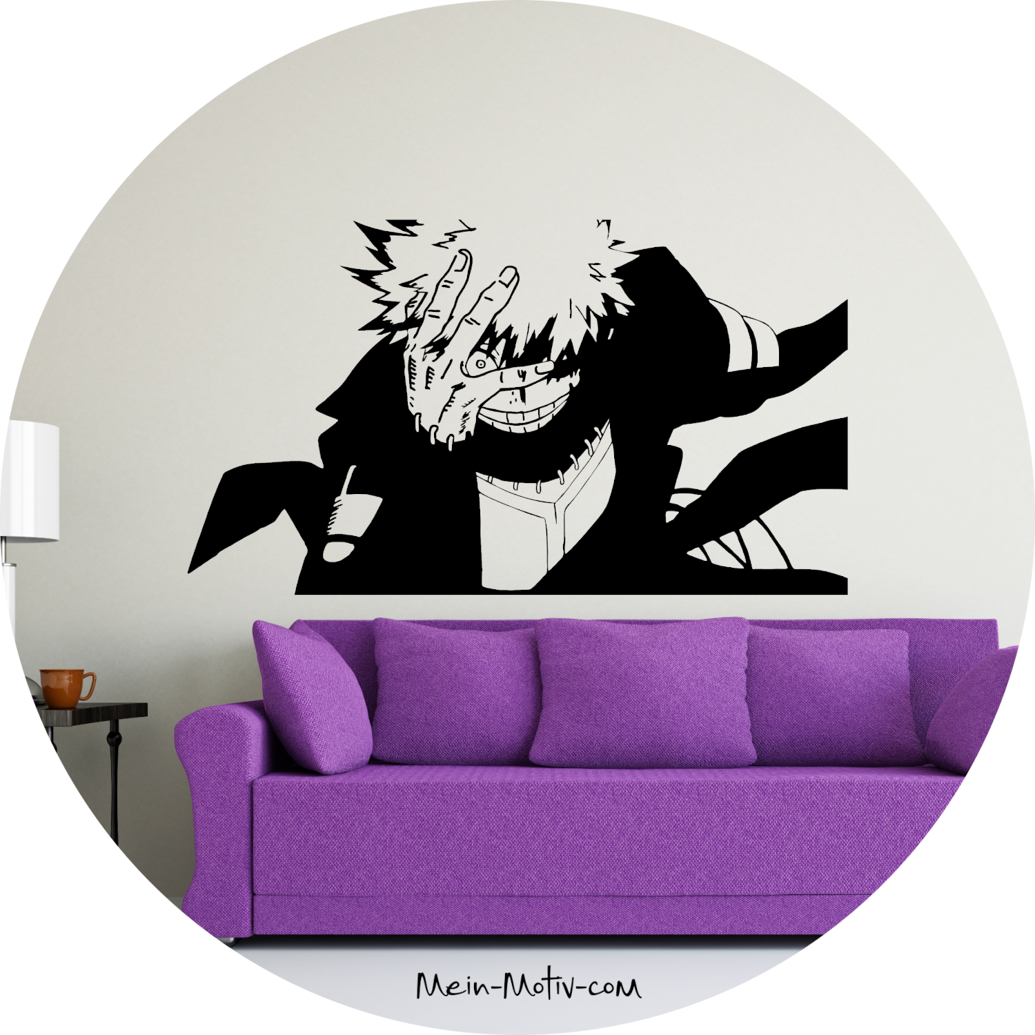 Wandtattoo My Hero Academia - Toya Todoroki - Dabi
