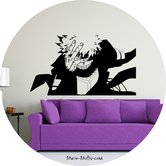 Wandtattoo My Hero Academia - Toya Todoroki - Dabi