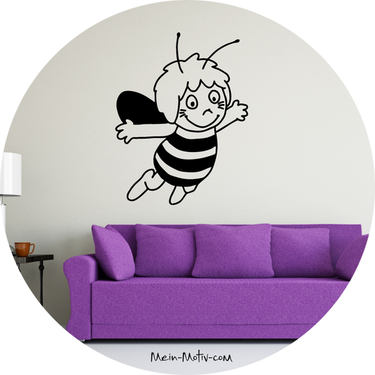 Wandtattoo Biene Maja