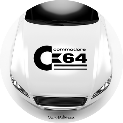 Autoaufkleber Commodore C64