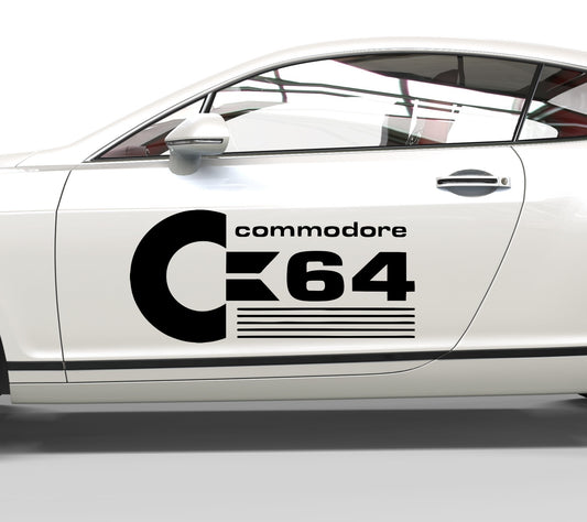 Autoaufkleber Commodore C64