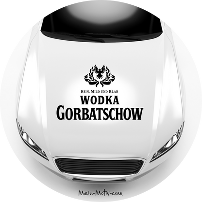 Autoaufkleber Wodka Gorbatschow