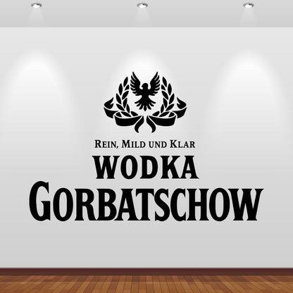Wandtattoo Wodka Gorbatschow