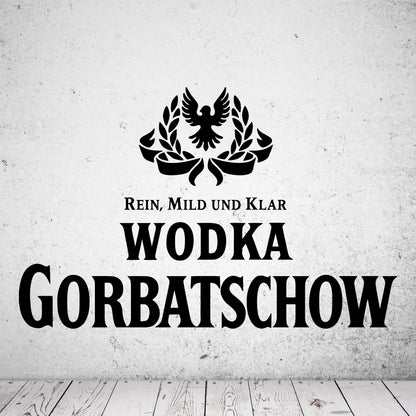 Wandtattoo Wodka Gorbatschow