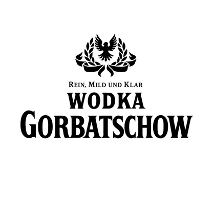 Autoaufkleber Wodka Gorbatschow