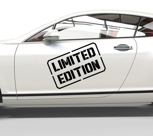 Autoaufkleber Limited Edition