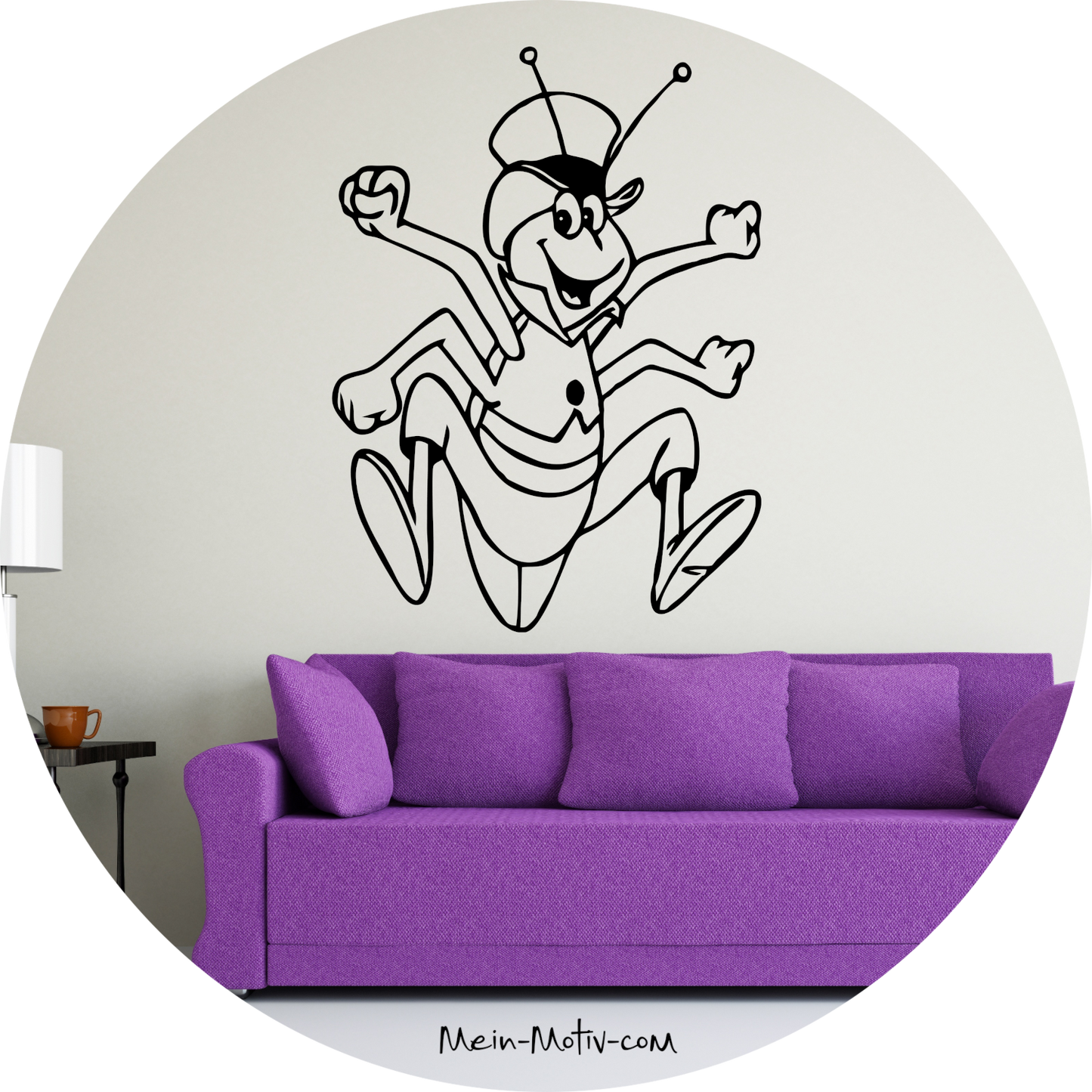 Wandtattoo Biene Maja - Flip