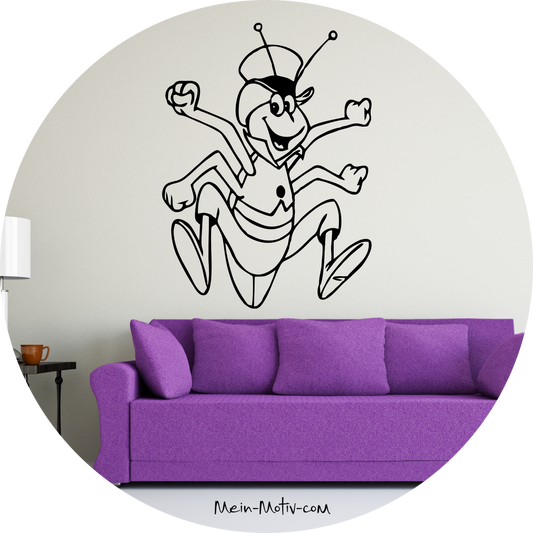 Wandtattoo Biene Maja - Flip