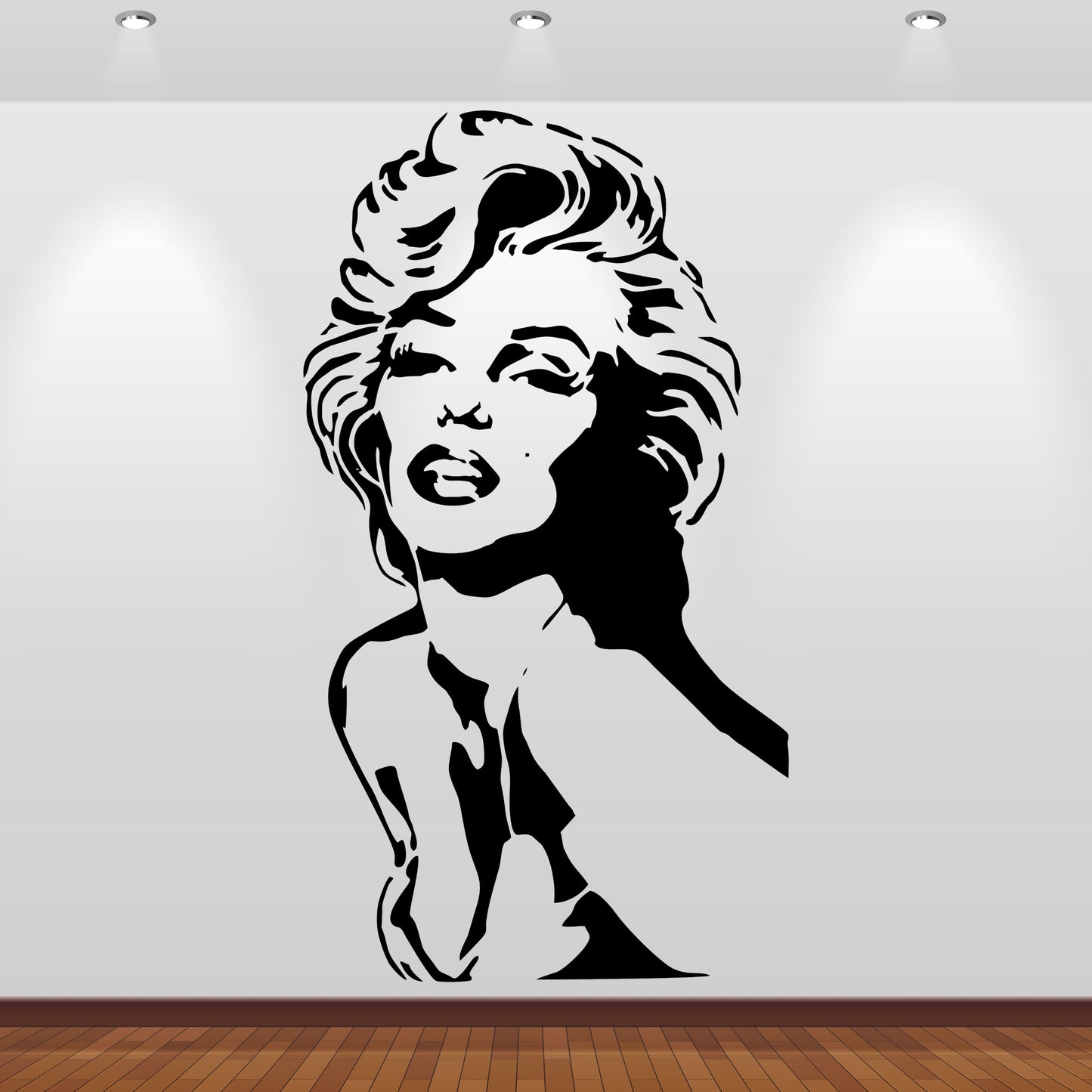 Wandtattoo Marilyn posierend