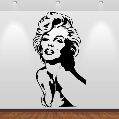 Wandtattoo Marilyn posierend