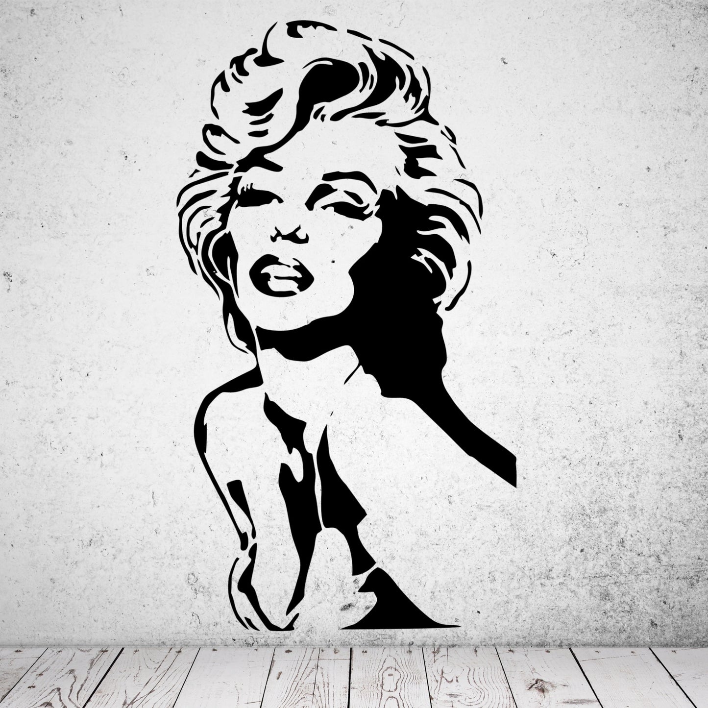 Wandtattoo Marilyn posierend