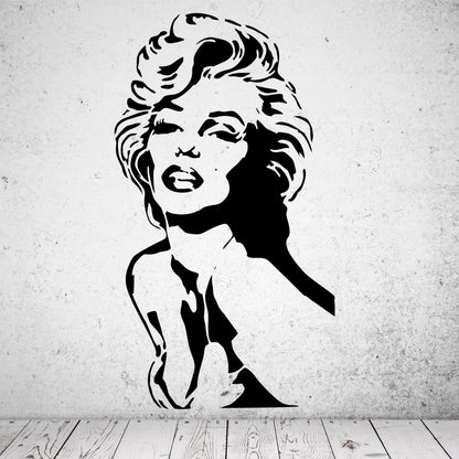 Wandtattoo Marilyn posierend