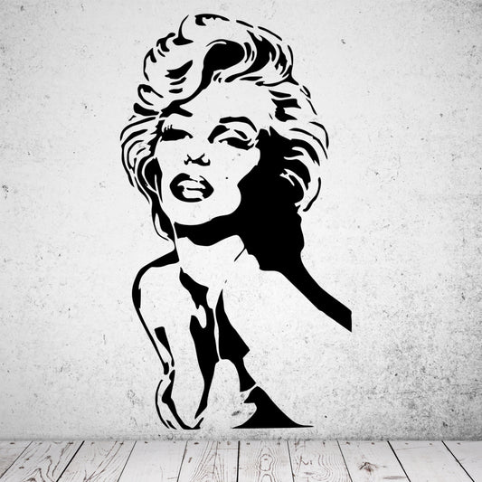 Wandtattoo Marilyn posierend