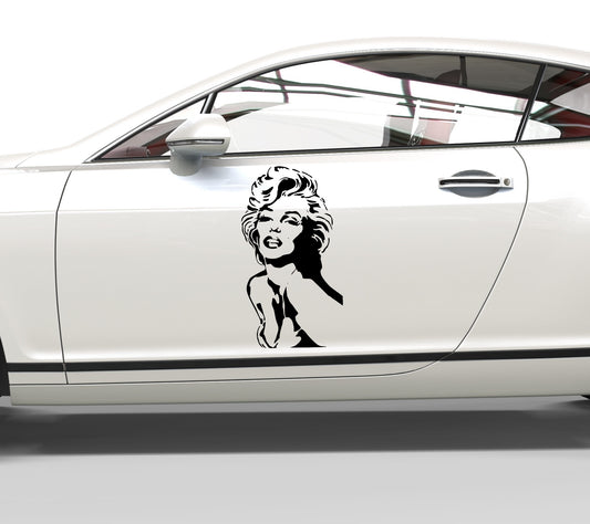 Autoaufkleber Marilyn posierend