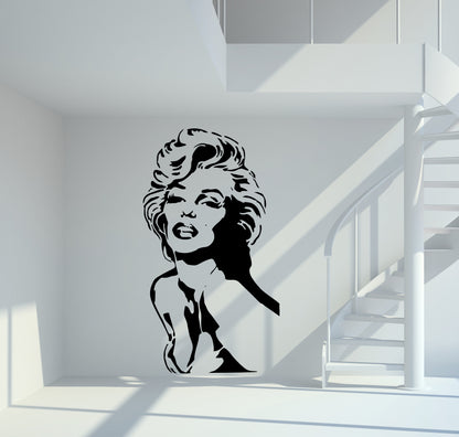 Wandtattoo Marilyn posierend
