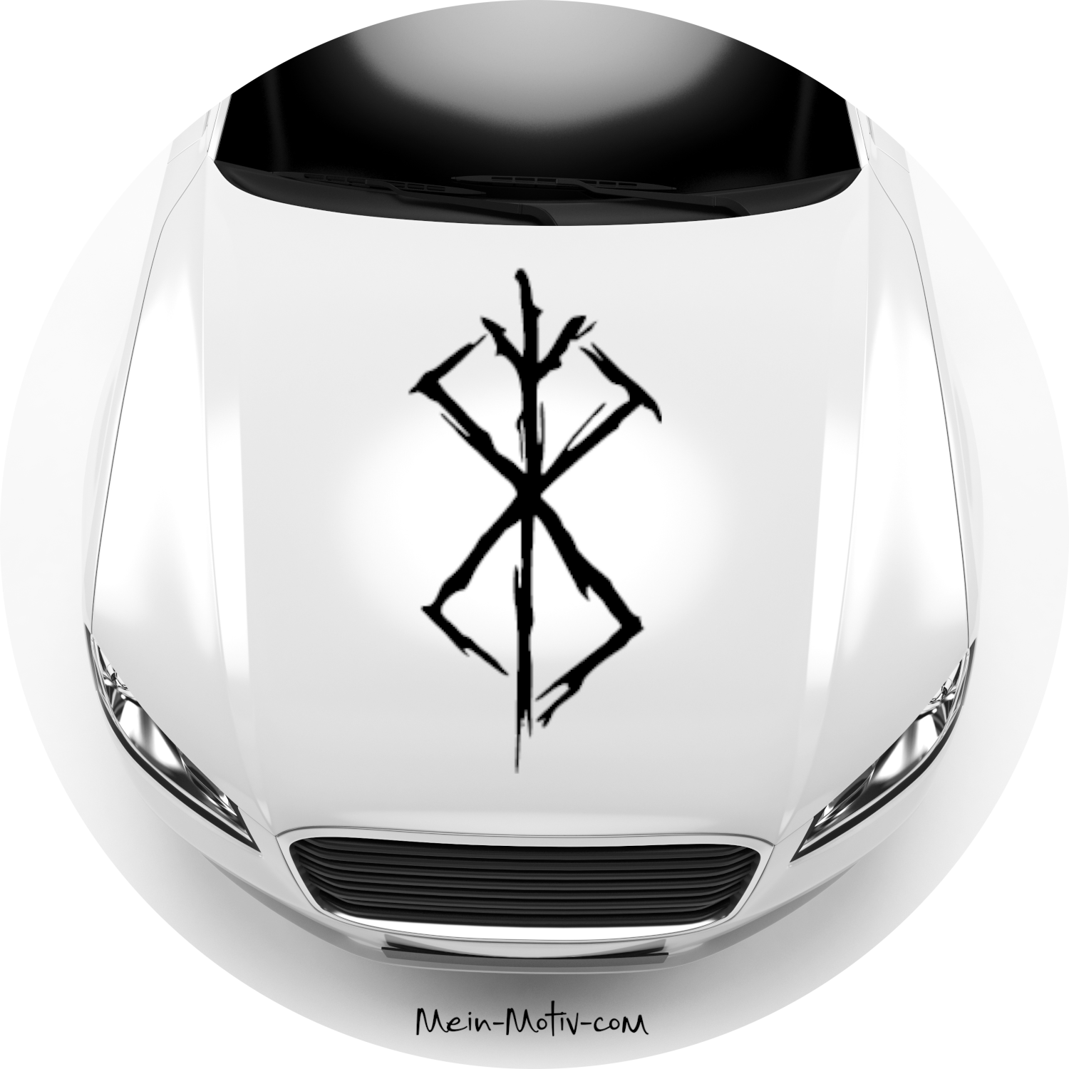 Autoaufkleber Berserk Symbol