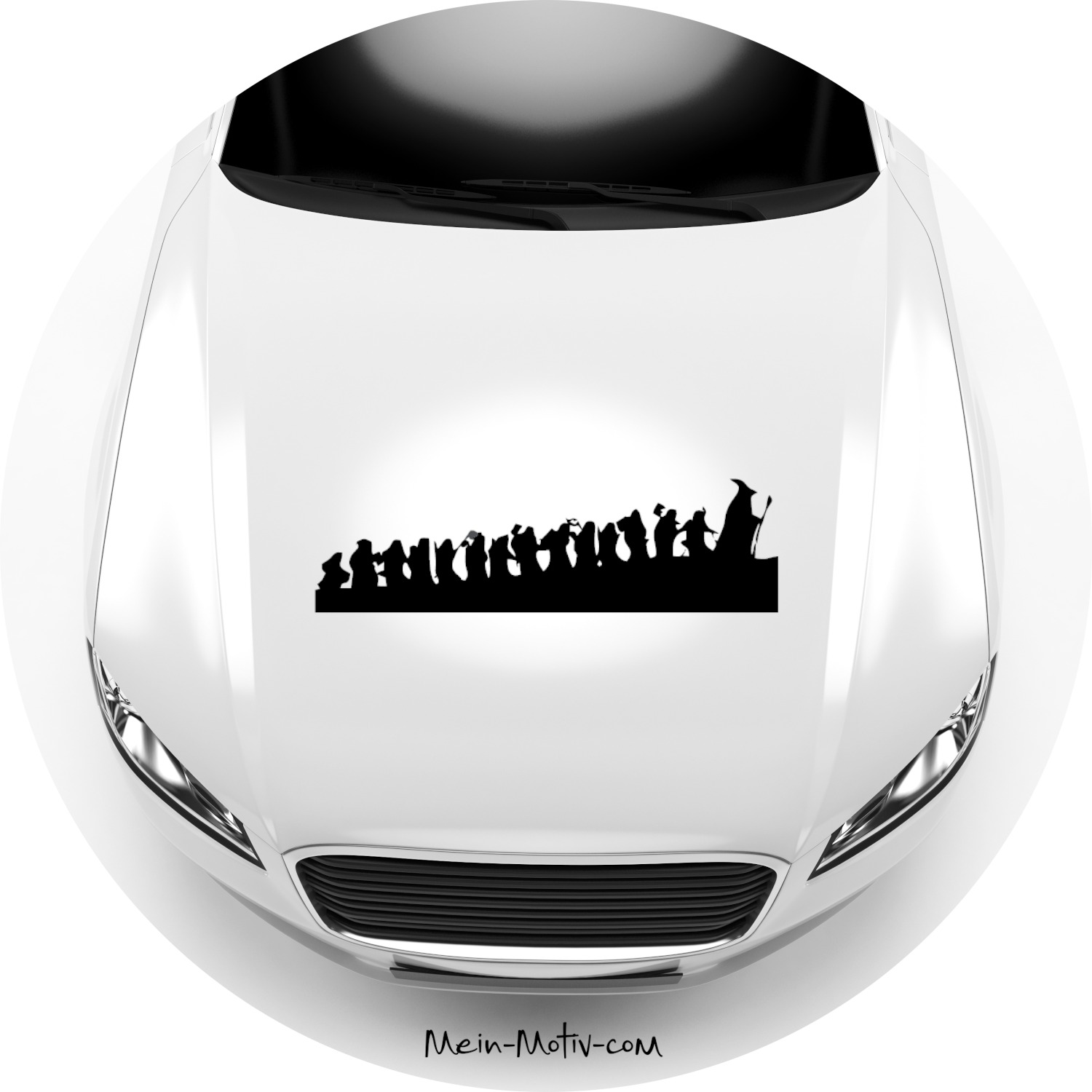 Autoaufkleber Hobbit Silhouette