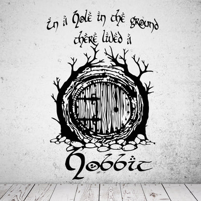 Wandtattoo Hobbithöhle
