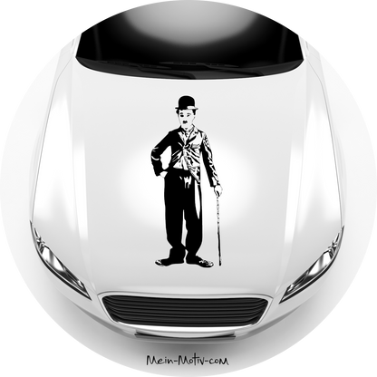 Autoaufkleber Charlie Chaplin