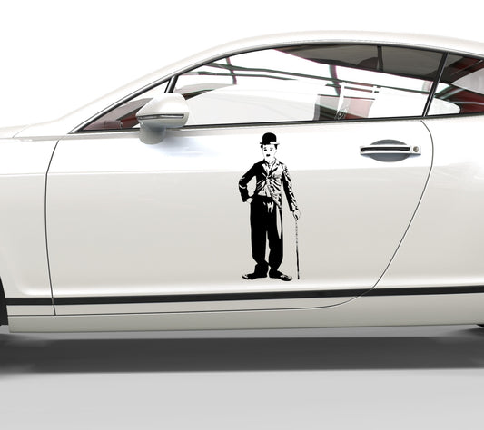 Autoaufkleber Charlie Chaplin