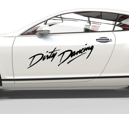 Autoaufkleber Dirty Dancing Schriftzug