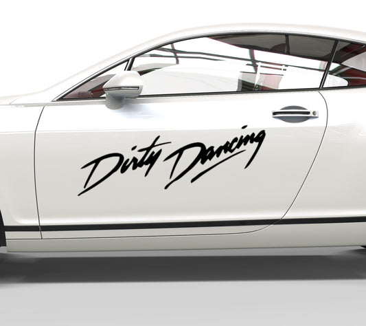 Autoaufkleber Dirty Dancing Schriftzug
