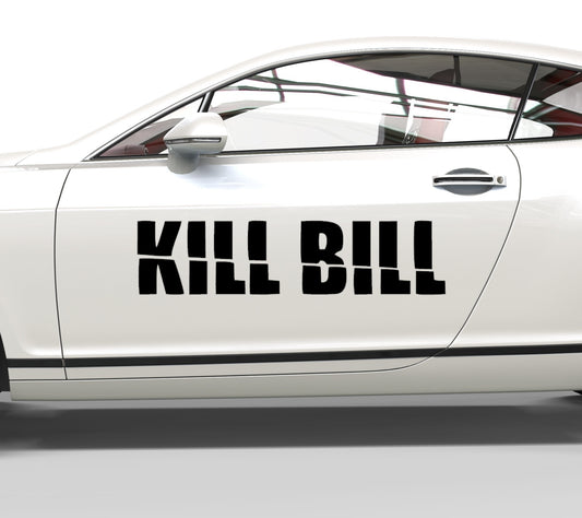 Autoaufkleber Kill Bill Schriftzug