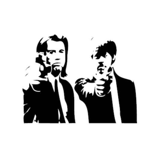 Wandtattoo Pulp Fiction