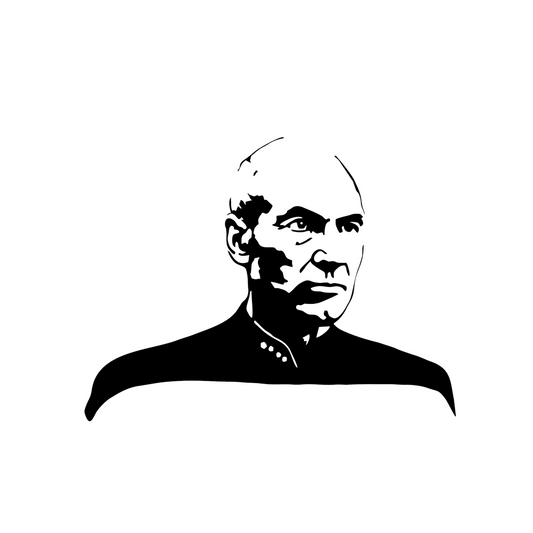 Wandtattoo Star Trek Picard Jean-Luc Picard