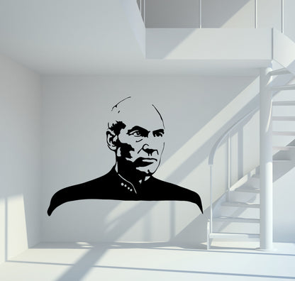 Wandtattoo Star Trek Picard Jean-Luc Picard