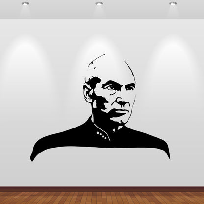 Wandtattoo Star Trek Picard Jean-Luc Picard