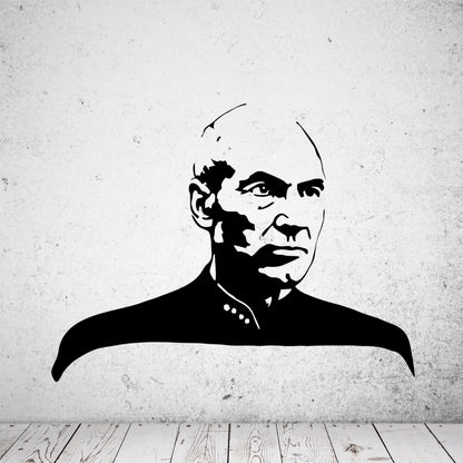 Wandtattoo Star Trek Picard Jean-Luc Picard