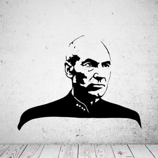 Wandtattoo Star Trek Picard Jean-Luc Picard
