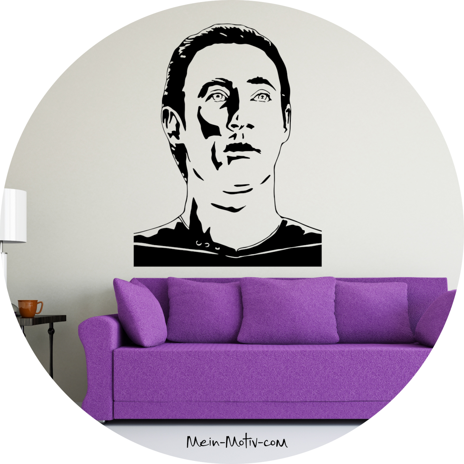Wandtattoo Star Trek Picard Lt. Commander Data