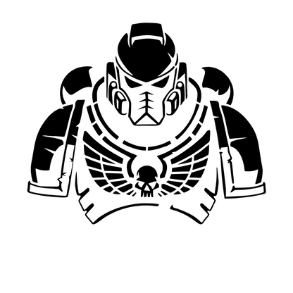 Wandtattoo Warhammer 40k Space Marine