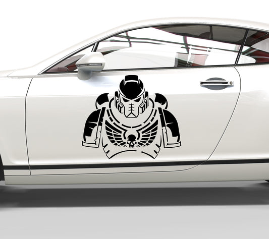 Autoaufkleber Warhammer 40k Space Marine