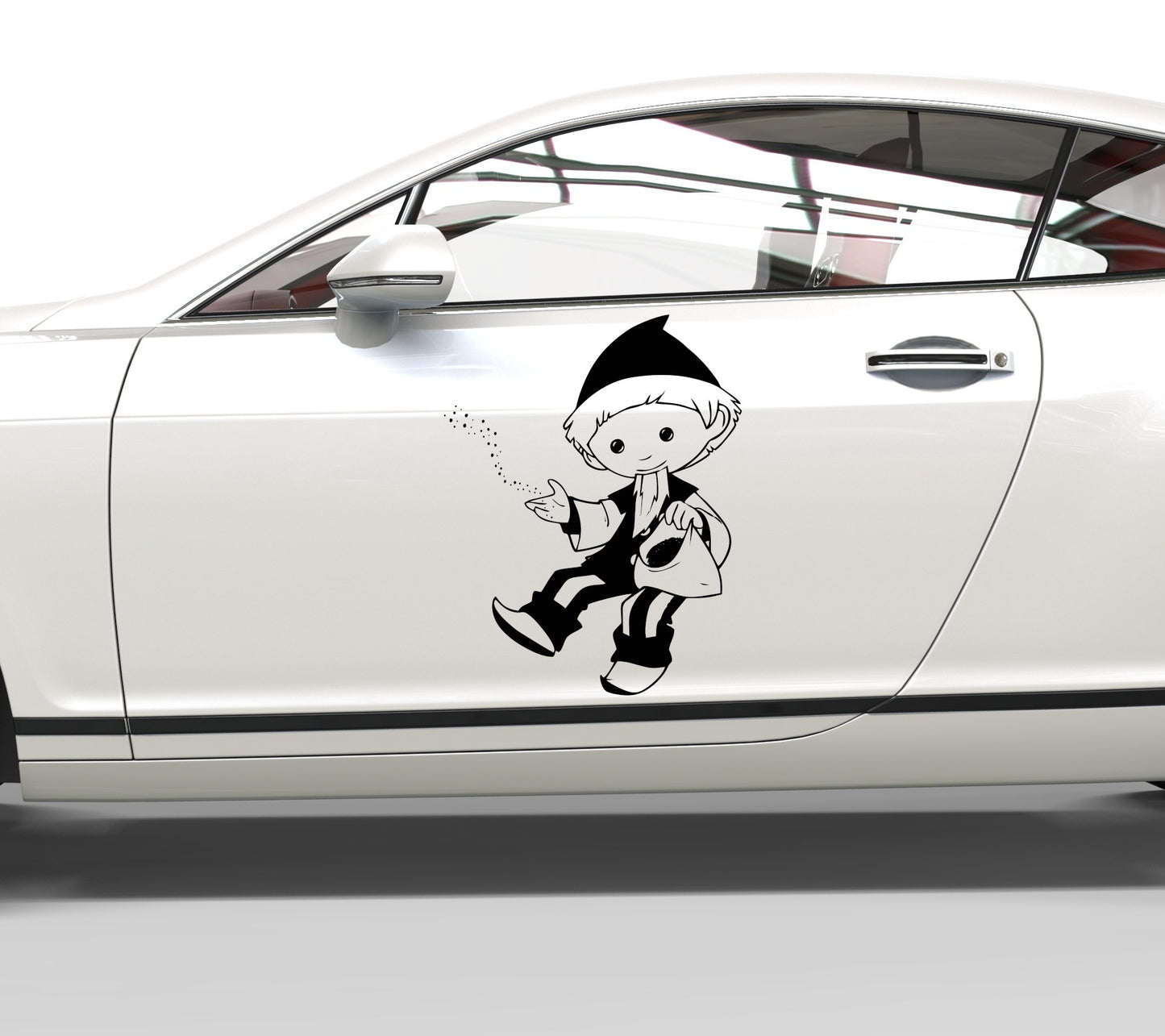 Autoaufkleber Sandmännchen