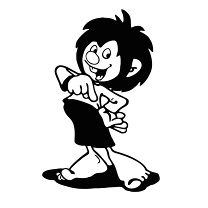 Autoaufkleber Pumuckl