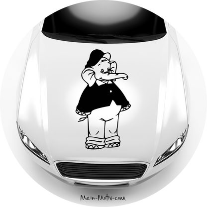 Autoaufkleber Benjamin Blümchen