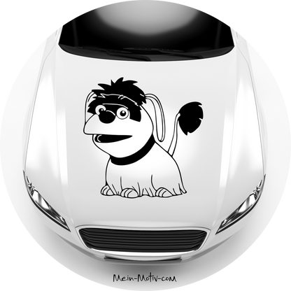 Autoaufkleber Pittiplatsch - Moppi