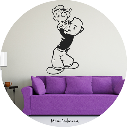 Wandtattoo Popeye