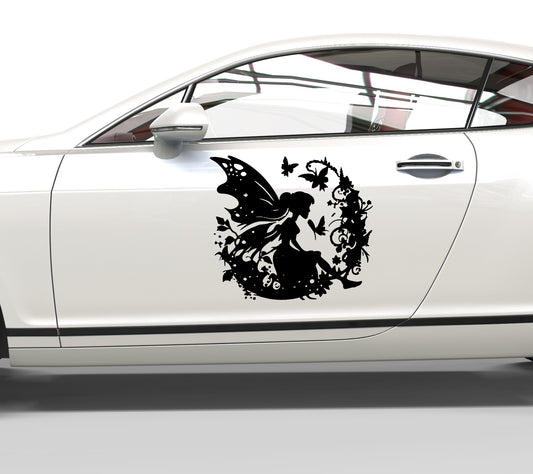 Autoaufkleber Baumelfe