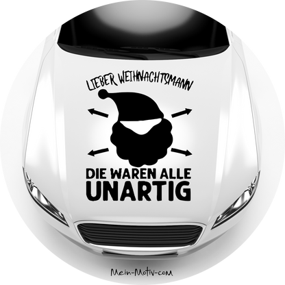 Autoaufkleber Lieber Weihnachtsmann