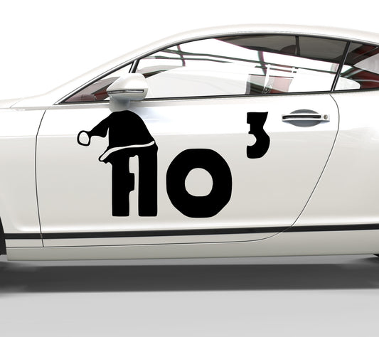 Autoaufkleber Ho hoch 3